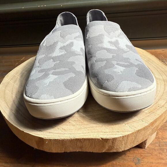 LL Bean Eco Bay Gray Camo Knit Slip On Comfort Sneaker Shoe Women’s 7.5 - Picture 7 of 9